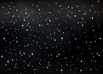 Snowflakes against a black night sky, use it as an overlay.