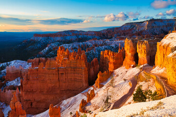 Sunrise in Bryce Canyon National Park, Utah, USA	