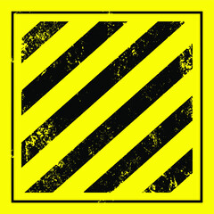 yellow and black sign