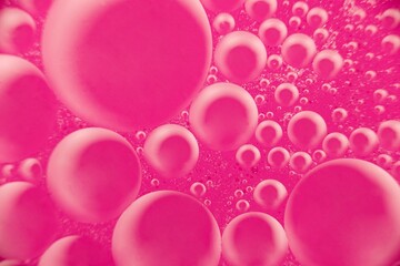 Abstract colorful circular shaped elements as background template