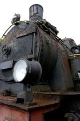 Plakat alte Dampflok, Lokomotive