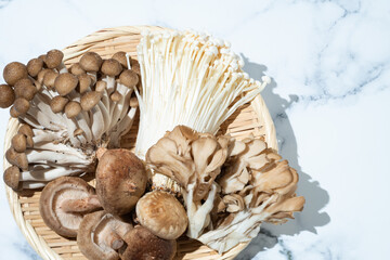 新鮮野菜　キノコ類