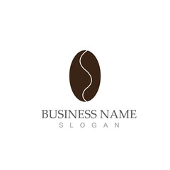 coffee bean icon vector