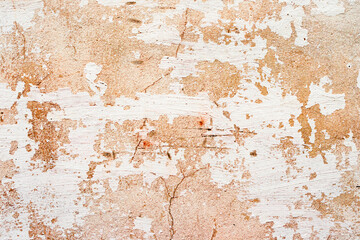 Texture of a concrete wall with cracks and scratches which can be used as a background