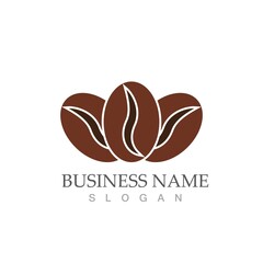 coffee bean icon vector