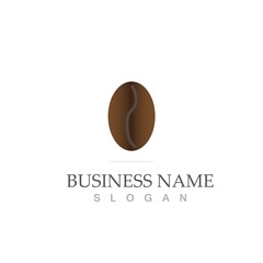 coffee bean icon vector