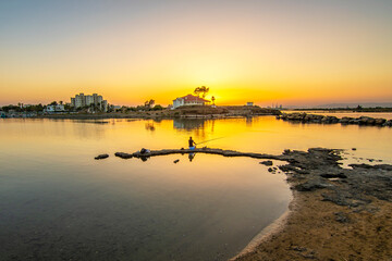 Gazimagusa Town coastal view in Northern Cyprus
