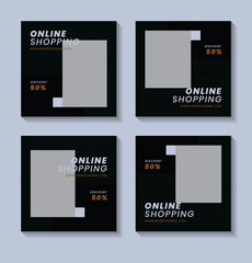 Fashion instagram post template