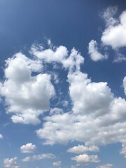 blue sky with clouds