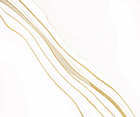 White liquid ink with gold glitter texture. 
