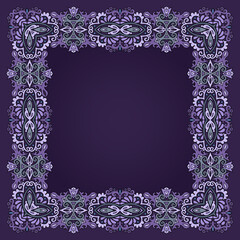 Vector abstract decorative ethnic ornamental illustration.