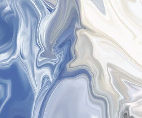 Blue with grey liquid ink abstract  texture.  
