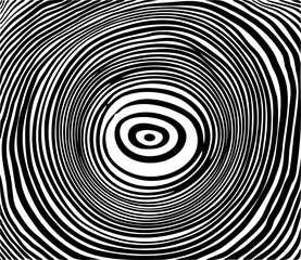 Vector spiral. Spiral. The concentric circles. The silhouette of the spiral. Effect, hypnosis, the symmetry of the spiral. Abstract background, design element.
