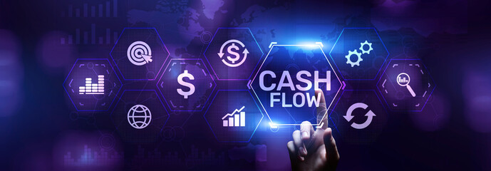 Cash flow income earning investment business finance concept