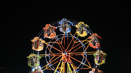 ferris wheel in the night