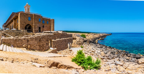 Apostolos Andreas Monastery at Karpaz region in Northern Cyprus