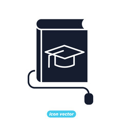E-learning icon. Online Education symbol template for graphic and web design collection logo vector illustration