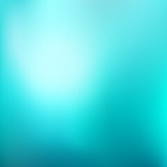 Abstract teal gradien background. Blurred bright turquoise water backdrop with light. Vector illustration for your graphic design, banner, summer or aqua poster, website