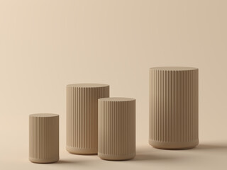 Abstract background minimal style for product branding. Mock up scene and empty space. 3d render with clipping path included 