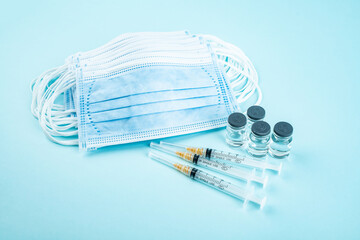Disposable medical masks and vaccines