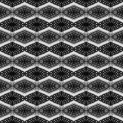 Black and white seamless ikat Persian Carpet Ethnic texture abstract ornament Mexican Traditional Carpet Fabric Texture Arabic,turkish carpet ornament African textures and traditional motifs.