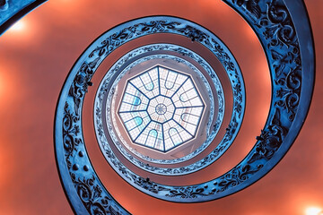 Spiral staircase architectural concept
