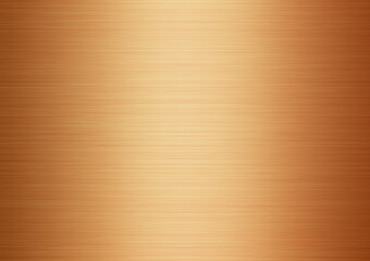 ヘアラインテクスチャ素材。ブロンズ板背景イメージ。