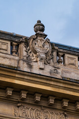 Fototapeta premium External view of Architectural Details of famous Petit Palais (Small Palace, 1900) in Paris, France.
