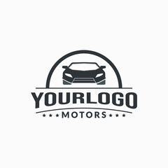 Auto Motor Car logo design 
