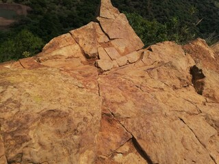 rock in the mountains