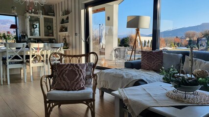 interior of a restaurant