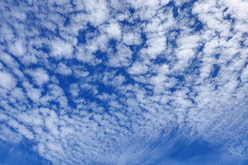 Abstract white cloud and blue sky texture background