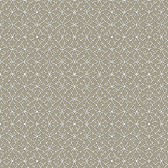 Seamless beige floral pattern illustration for wallpaper and fashion fabric.
