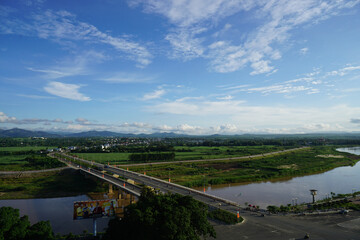 bridge over the river