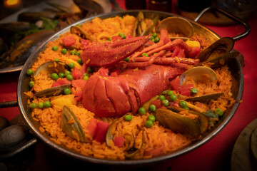 paella de mariscos