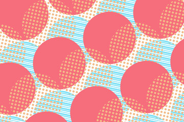 Vector circle geometric pattern