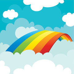 Concept Of A Colorful Rainbow