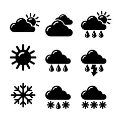 weather report forecas icons