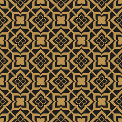 Islamic ornamental arabesque abstract seamless pattern