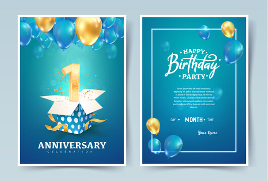 Gợi ý 100+ mẫu thiết kế 1st birthday invitation card background design đẹp lung linh cho bé yêu