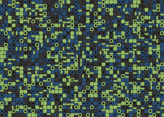 Fototapeta premium Abstract Geometric Pattern generative computational art illustration