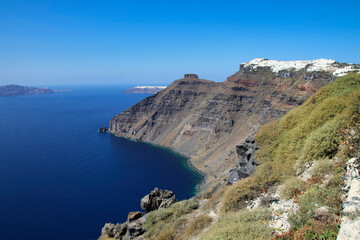 Fototapeta na wymiar Thira (Fira) - Santorini Island, Greece, Europe