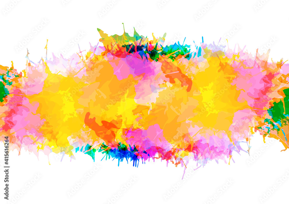 Poster abstract vector splatter watercolor background design. illustration vector design.