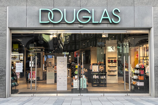 Douglas store sign in Munich