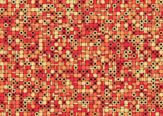 Fototapeta premium Abstract Geometric Pattern generative computational art illustration