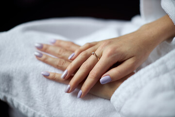 bride and groom hands