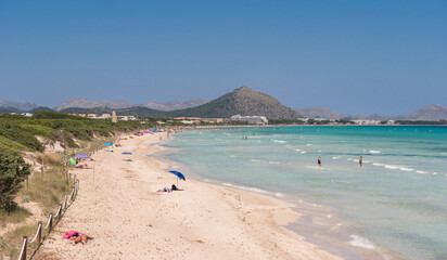 Beach, Alcudia, Mallorca, Spain