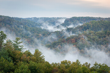 Ridges in Mist