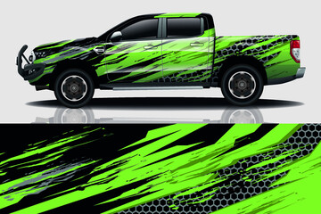 Car wrap graphic racing abstract background for wrap and vinyl sticker