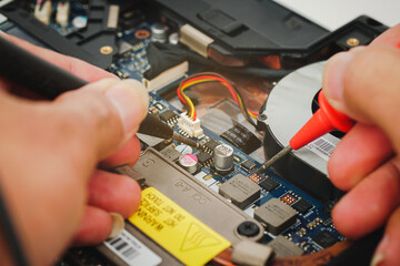 Repair and diagnose computer electronic circuit boards.	
